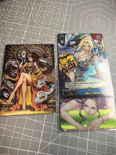 无佣金 不寄存 不收拍 链接少 我只是一个小小的卡牌收藏玩家   需要多宫大佬请私聊 部分卡牌设有底价（不想玩的那么累，即使有底价也会比市场价便宜的多，懂的自然懂） 拒绝小号抬价 大家放心拍 所有拍品部分套有卡膜 部分卡牌多宫 自制卡牌 不包厂瑕 放大镜 品控 勿拍 流拍商品会循环 感谢大家支持 留个关注 不定时上新 谢谢 - 奇点卡牌 粗闪2张彩折1张共3张