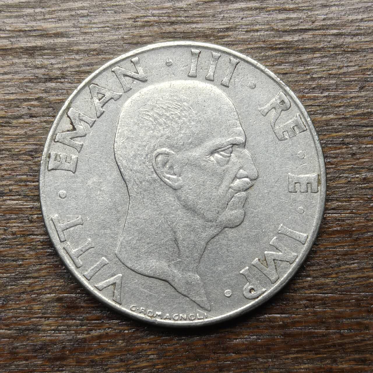 【铜匠收藏】★第132场★散币场，无佣金，30包邮。不满30元，支付5元运费。《接受代拍 代送NGC评级》 意大利 1941年 50分