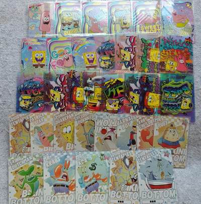 【随心含颖卡拍51期】卡游/集卡社/卡卡沃 抽卡机专场拍卖【无佣金】 - 卡游 海绵宝宝 各卡位30➕ 有高卡位