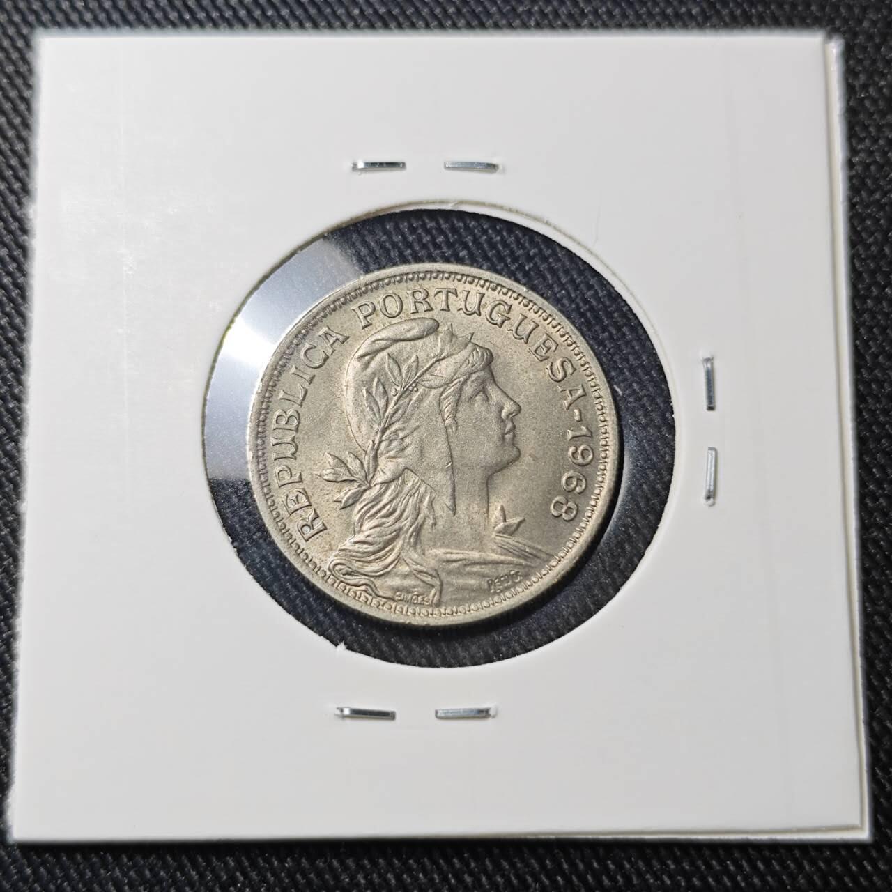 KK钱币收藏小铺 （套币 好品/批量散币 银币）专场  2月预留时间 周末发货  1968葡萄牙50分 好品