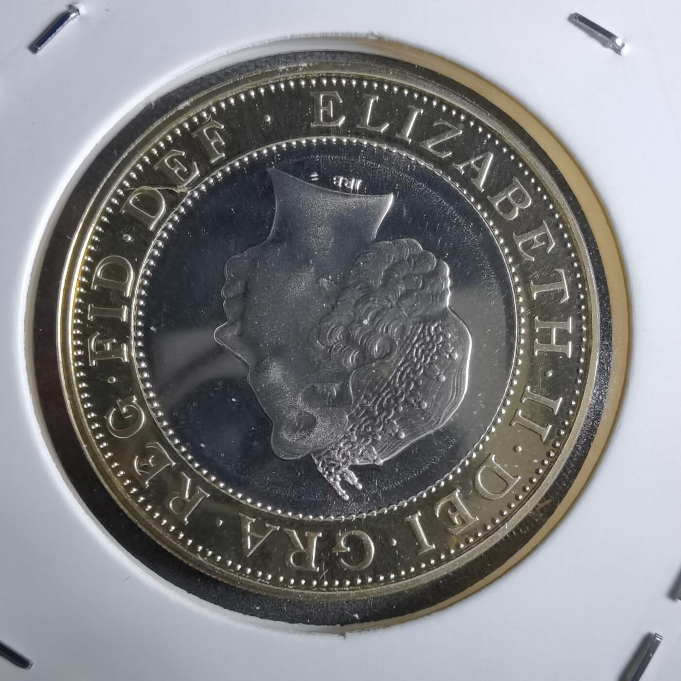 沼泽如烟--第913场 英国2001年2磅精制币