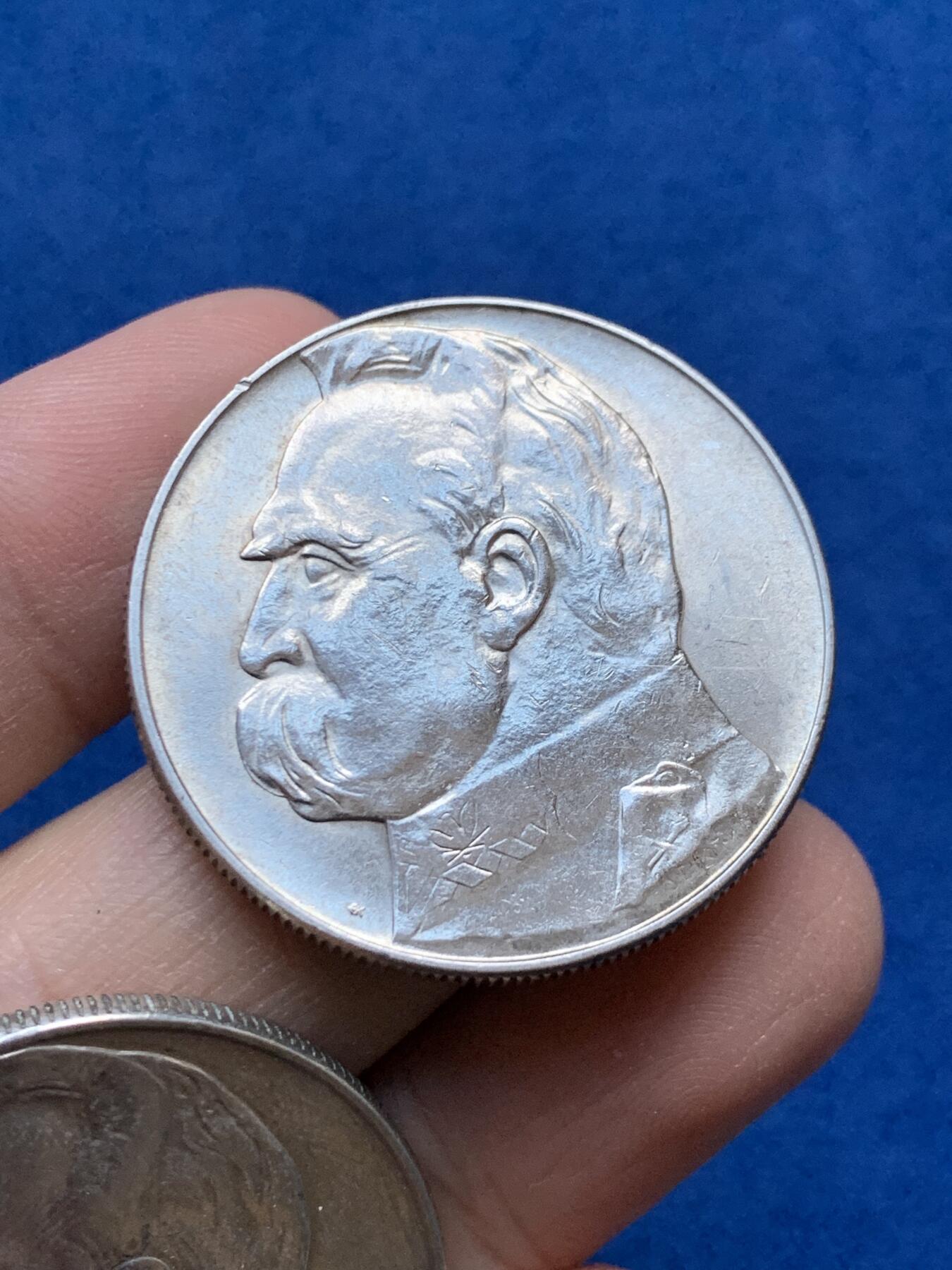 《竞宝斋》第442场 周日，周一，2场连拍 （全场包邮） 两枚一组 波兰1936/1939年10兹罗提银币