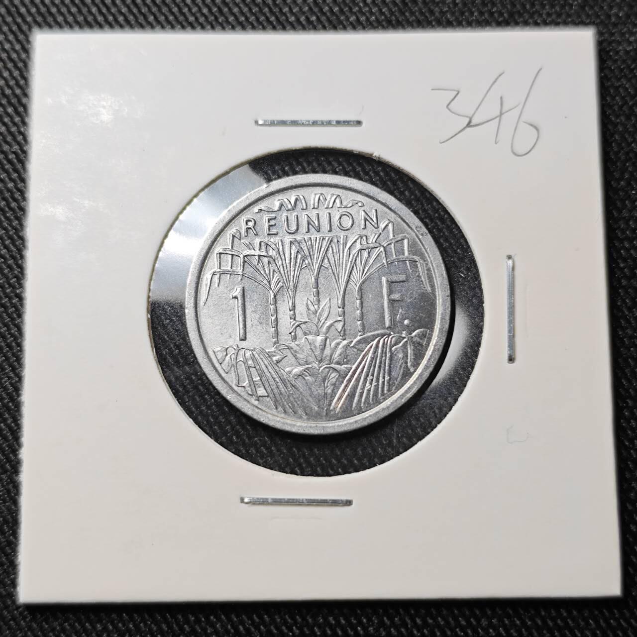 KK钱币收藏小铺 （套币 好品/批量散币 银币）专场  2月预留时间 周末发货  法属留尼旺1法郎