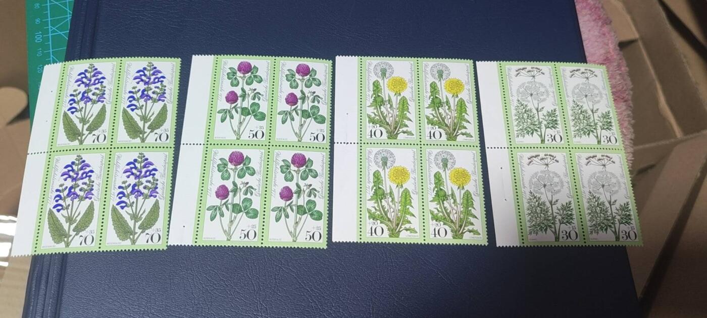 🔥套票🔥德国邮票专场，都是四方联套票