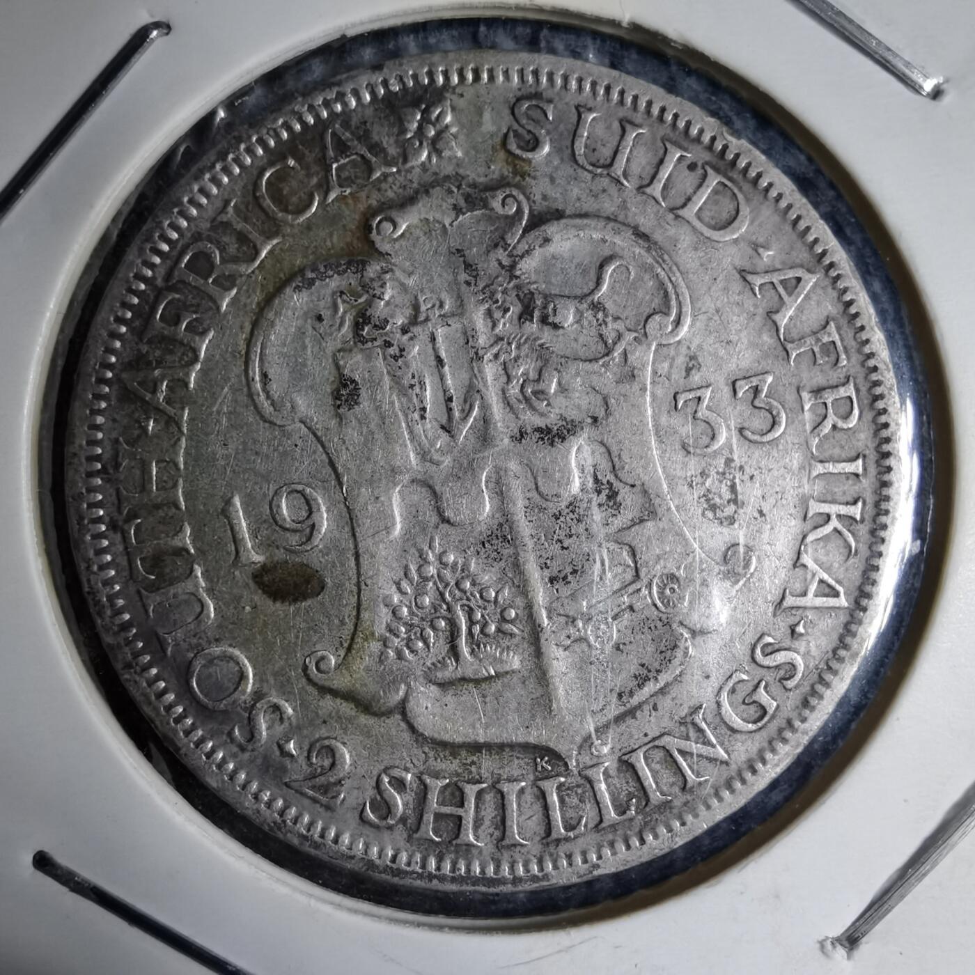 沼泽如烟--第913场 英属南非1933年2先令银币