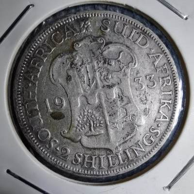 沼泽如烟--第913场 - 英属南非1933年2先令银币