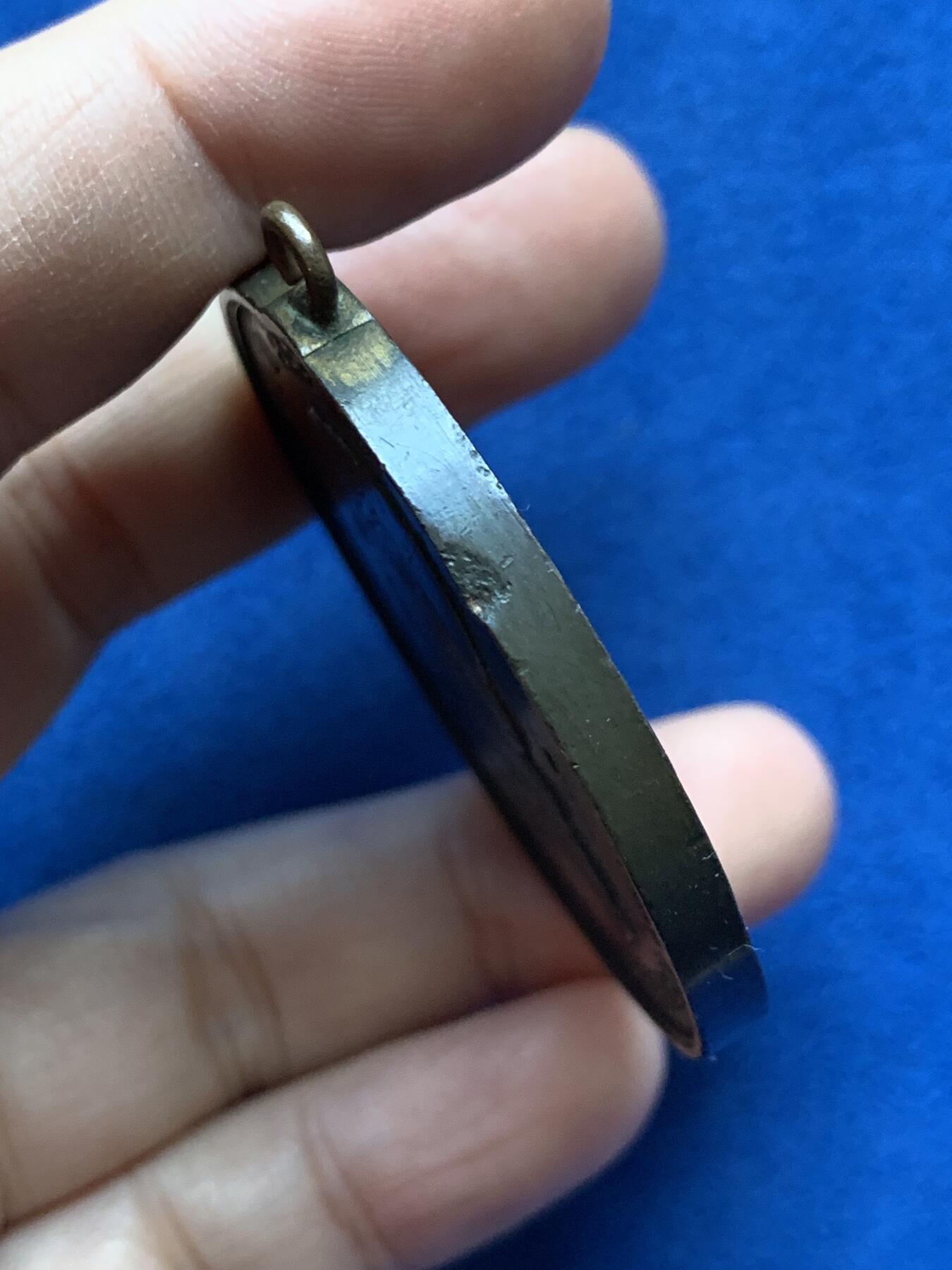 《竞宝斋》第442场 周日，周一，2场连拍 （全场包邮） 教皇庇护九世铜章 60克 50.2mm