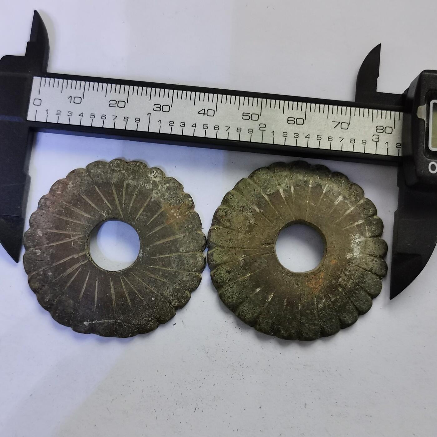 藏珍品阁杂件专场82期 铜配件一对