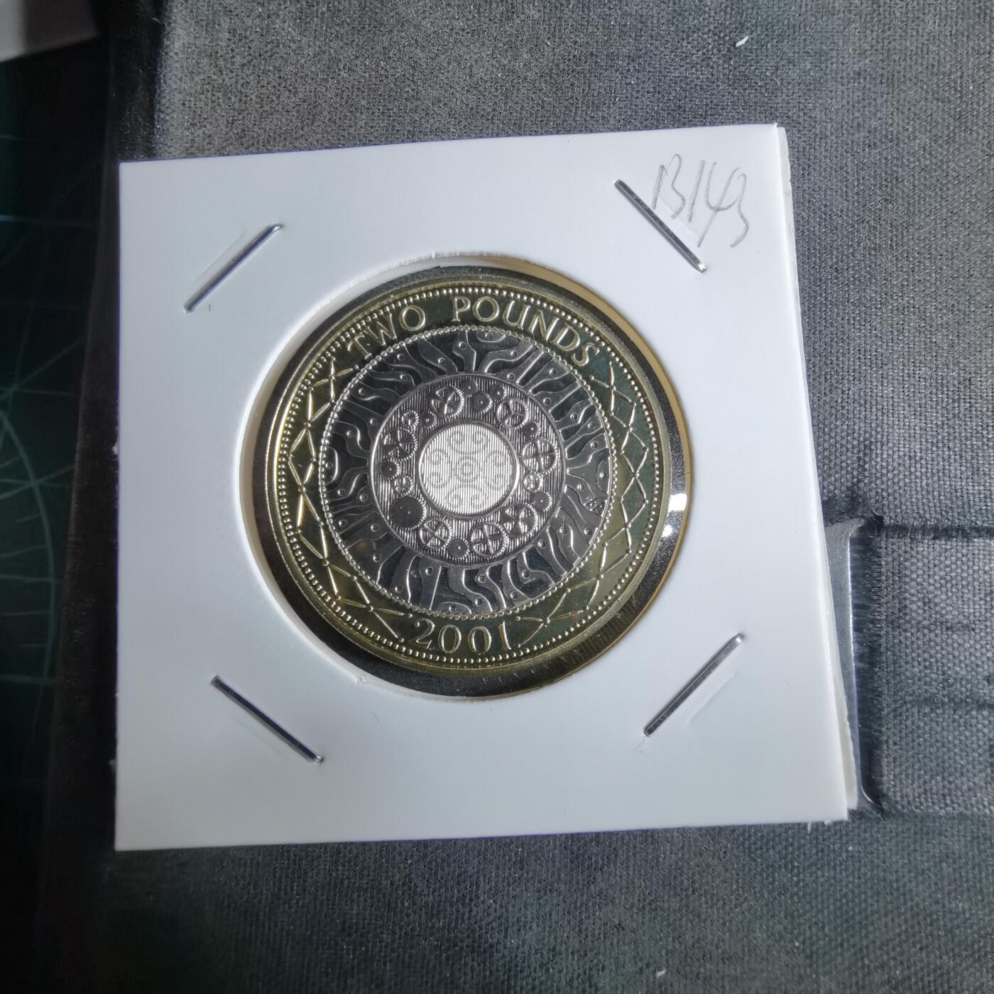 沼泽如烟--第913场 英国2001年2磅精制币