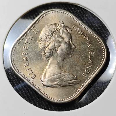 KK钱币收藏小铺 （套币 好品/批量散币 银币）专场  2月预留时间 周末发货 -  1966巴哈马15分 好品