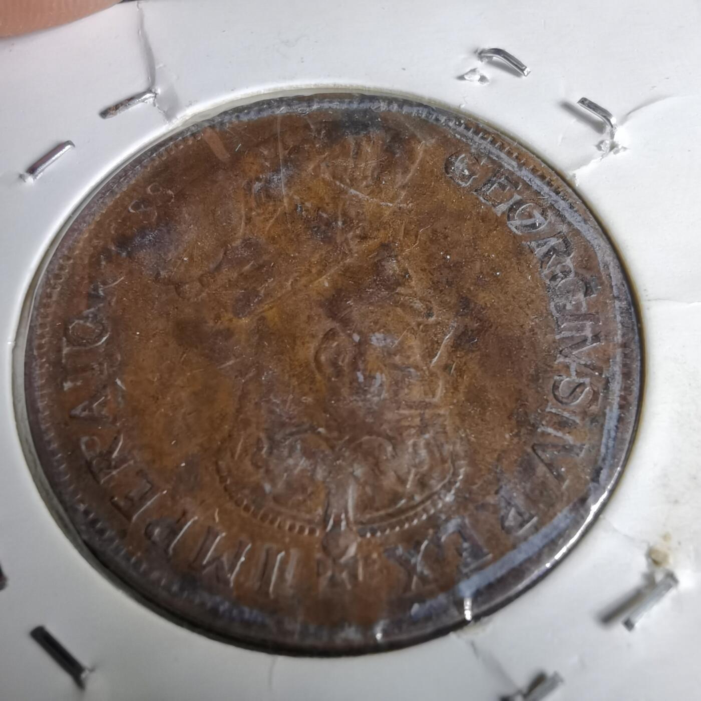 沼泽如烟--第913场 英属南非1926年1便士 字母版