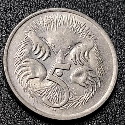 泉币菌-第138场-精品福利场（之前场次29日、30日发货，敬请谅解） - 英属澳大利亚 5分镍硬币直径19.5mm