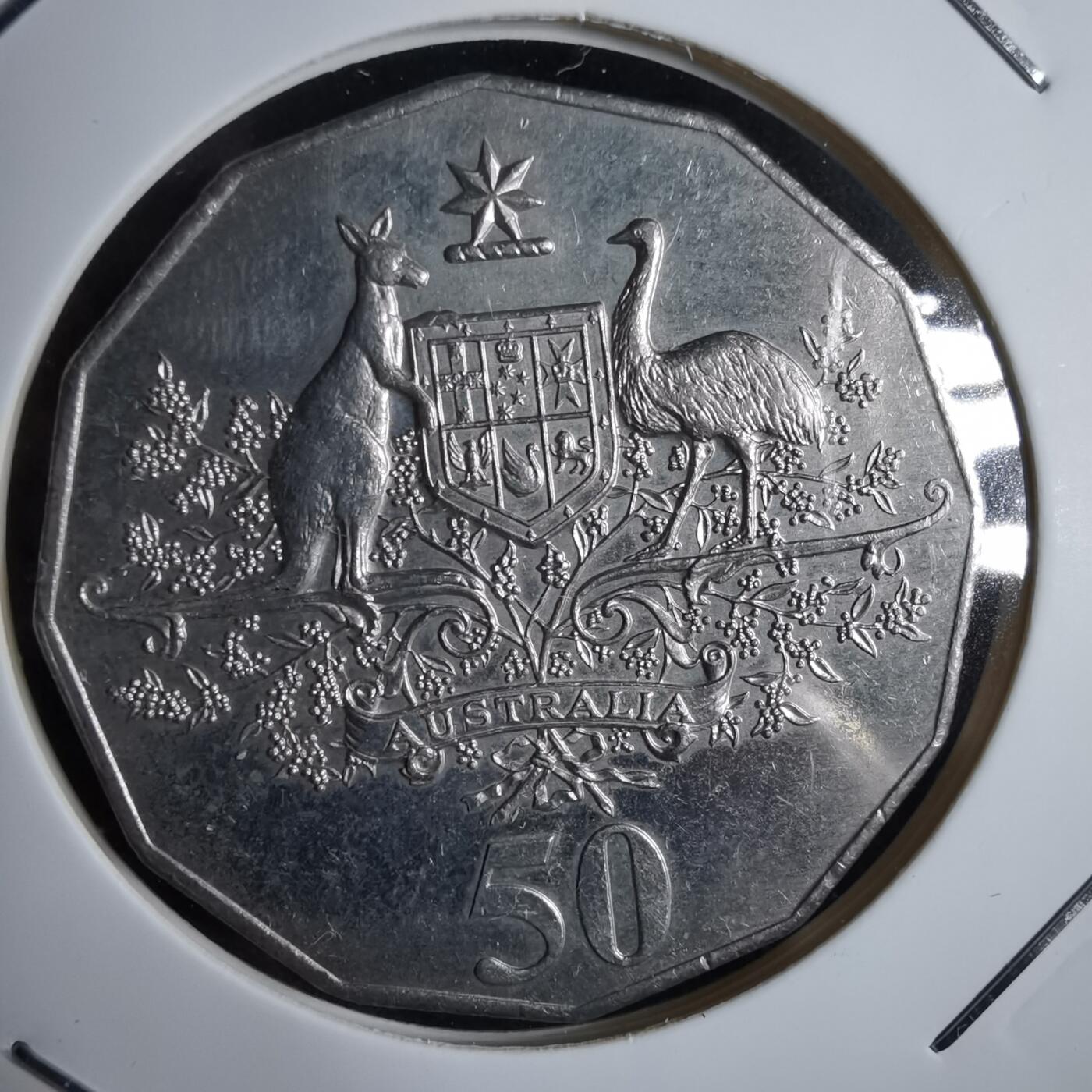 沼泽如烟--第913场 澳大利亚2001年50分纪念币