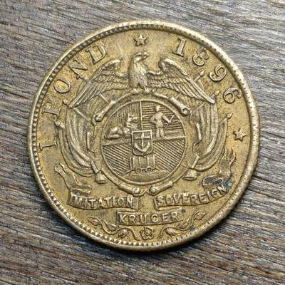 【铜匠收藏】★第133场★散币场，无佣金，30包邮。不满30元，支付5元运费。《接受代拍 代送NGC评级》 - 南非 1986年 德兰士瓦1磅 代用币