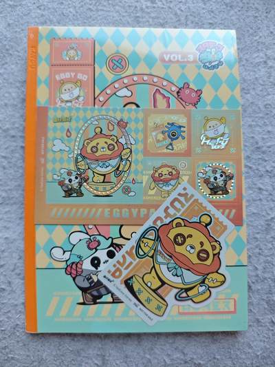 【随心含颖卡拍51期】卡游/集卡社/卡卡沃 抽卡机专场拍卖【无佣金】 - 卡游 蛋仔笔记本一本