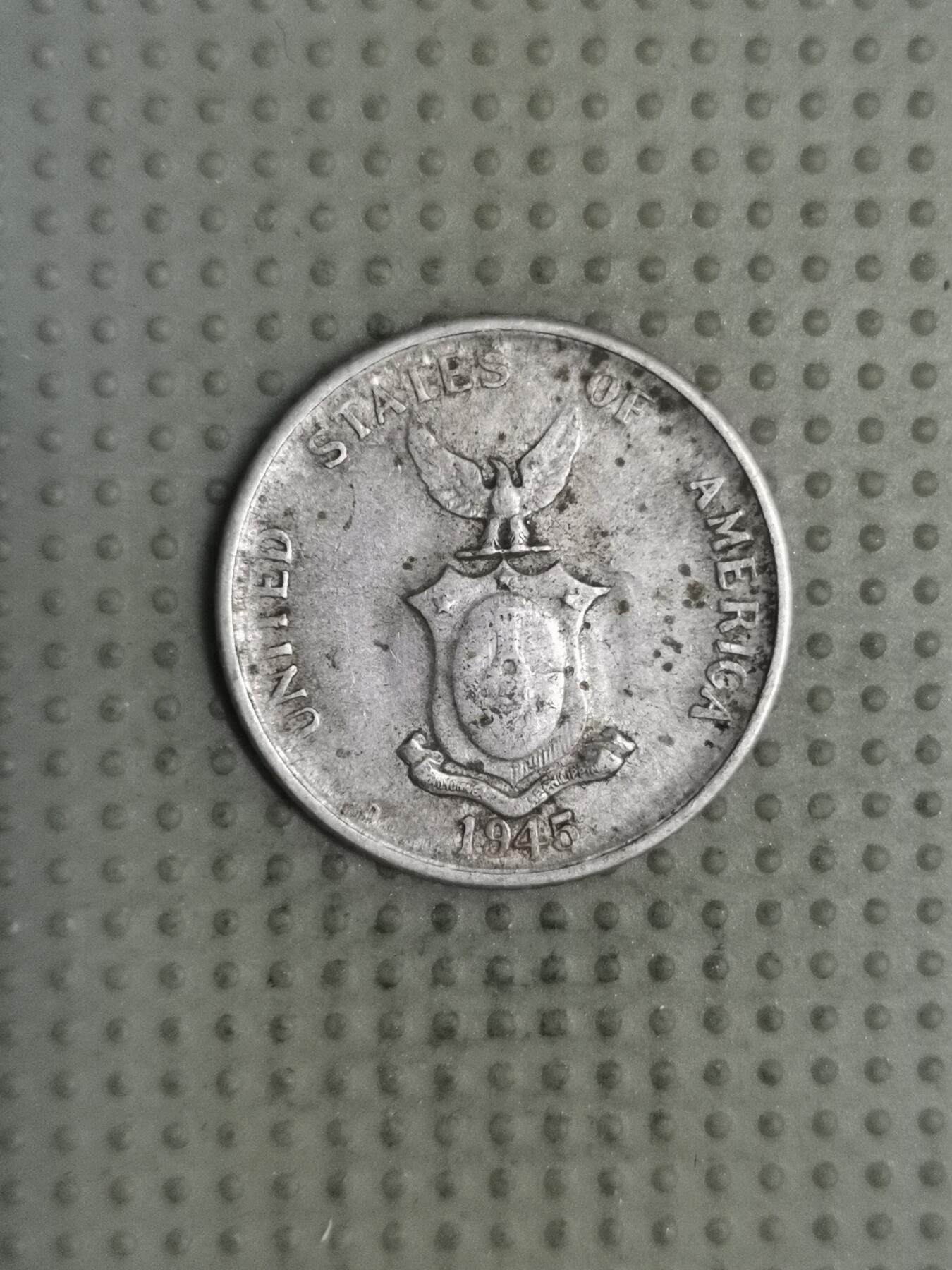 2025年第122场各国散币拍卖（总第122场） 菲律宾1945年20分4g750银