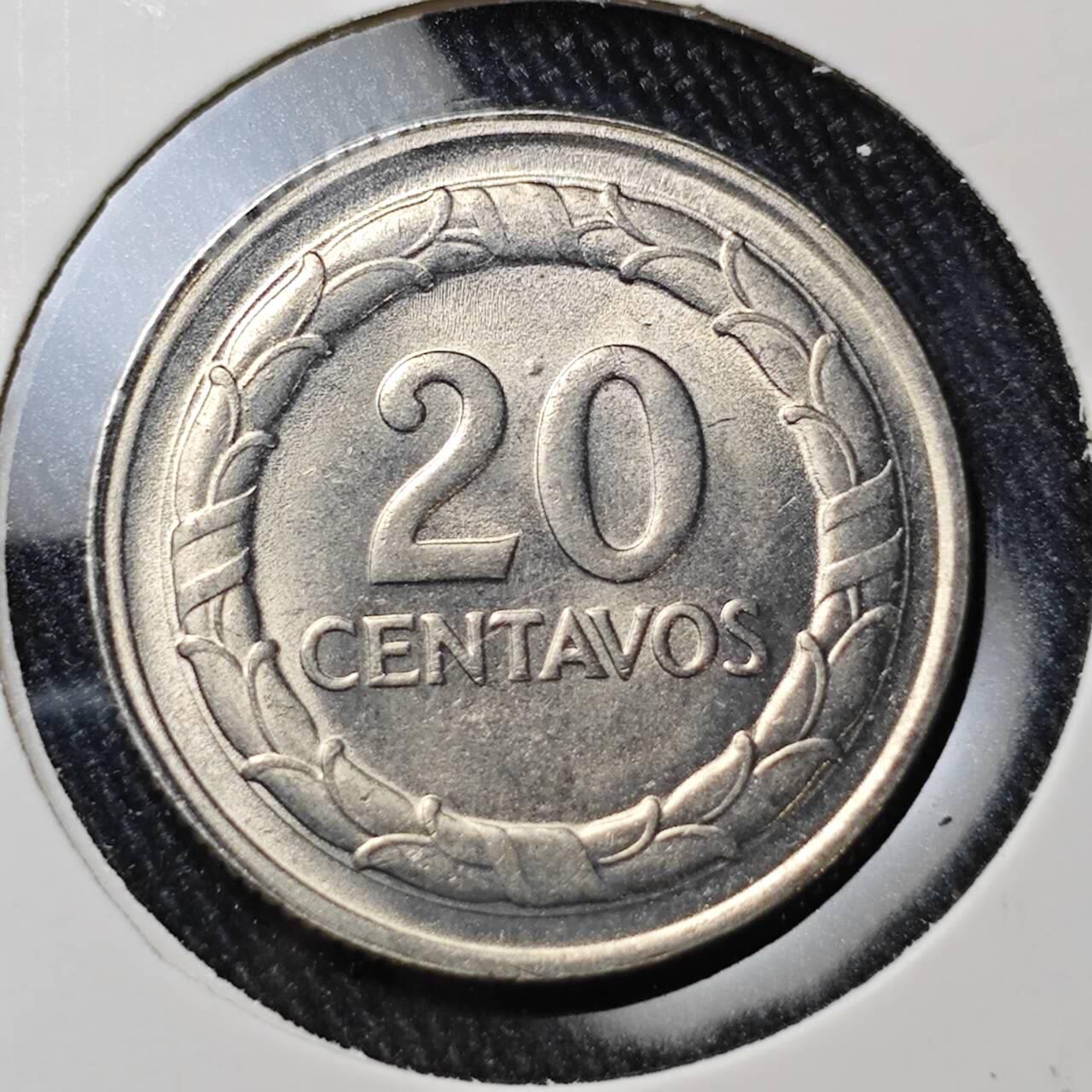 KK钱币收藏小铺 （套币 好品/批量散币 银币）专场  2月预留时间 周末发货  1968哥伦比亚20分 好品