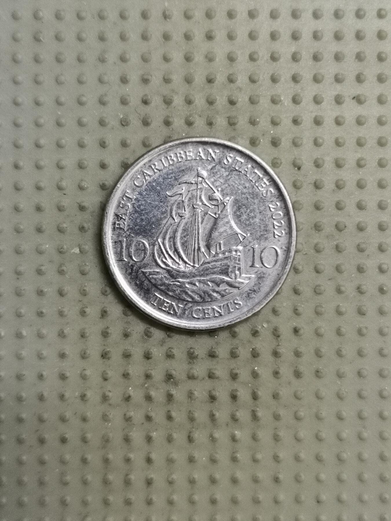 2025年第124场各国散币拍卖（总第124场） 东加勒比2022年10分