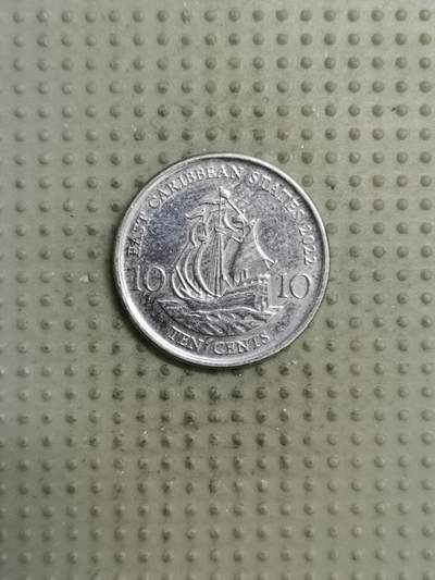 2025年第124场各国散币拍卖（总第124场） - 东加勒比2022年10分