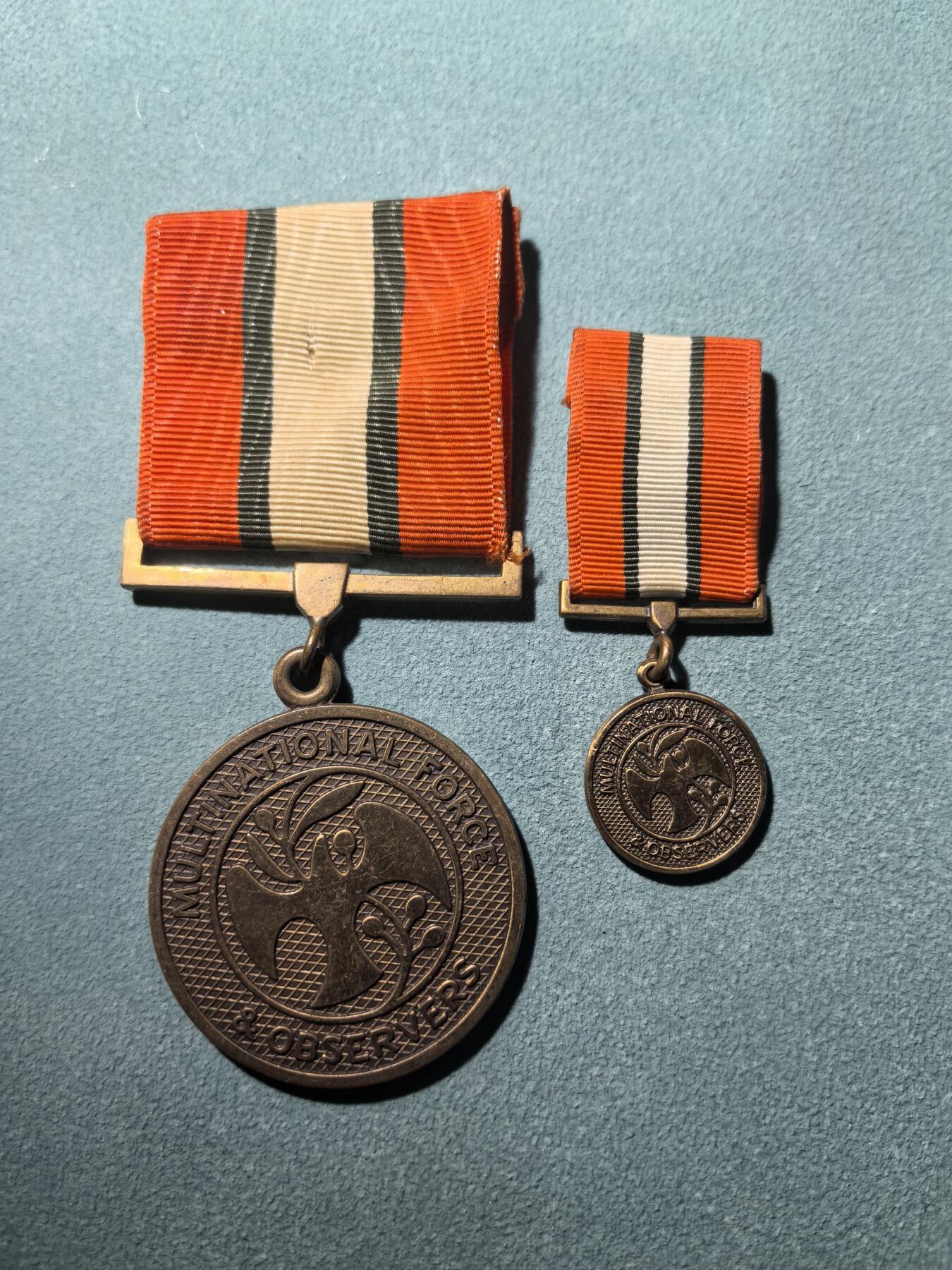 盛世勋华——号角文化勋章邮票专场拍卖第289期 联合国多国部队观察员奖章 带迷你章