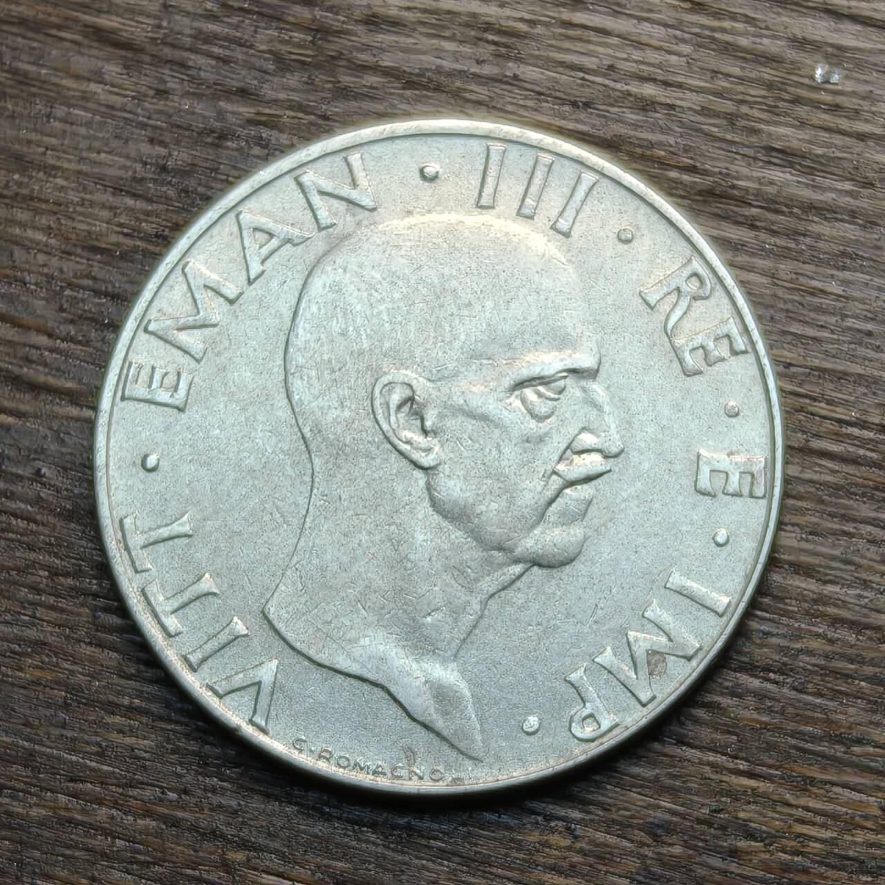 【铜匠收藏】★第133场★散币场，无佣金，30包邮。不满30元，支付5元运费。《接受代拍 代送NGC评级》 意大利 1939年 50分