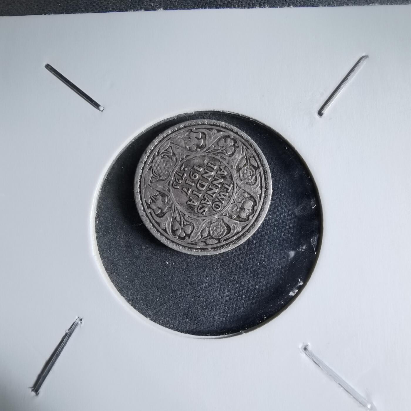 沼泽如烟--第913场 英属印度1912年2安娜银币