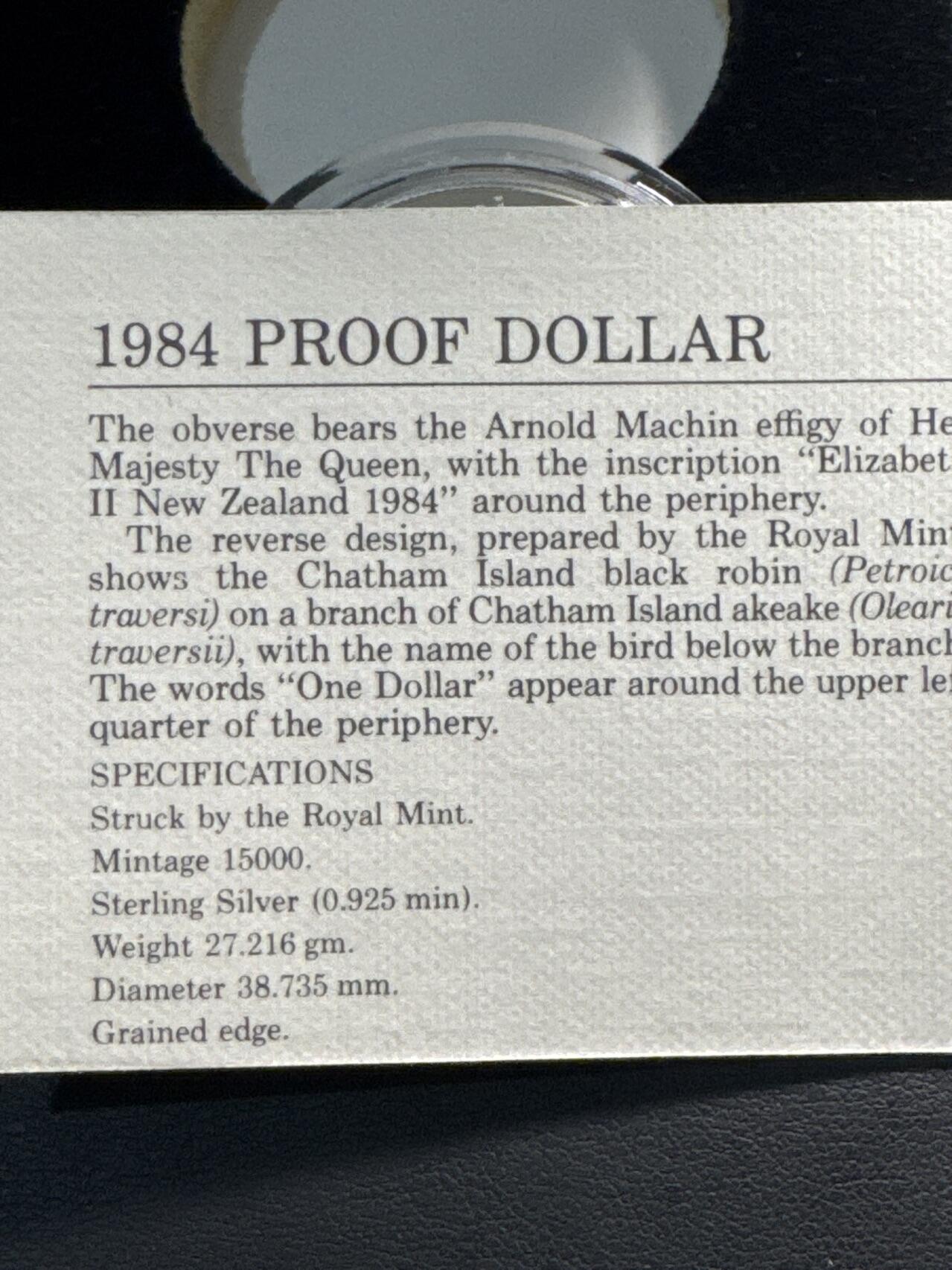 ❤️【币观天下】❤️ 第332期钱币拍卖- 2025.11.28周五晚上6点半场-长期征集拍品 新西兰1984年奇异鸟1盎司精制纪念银币盒证齐全