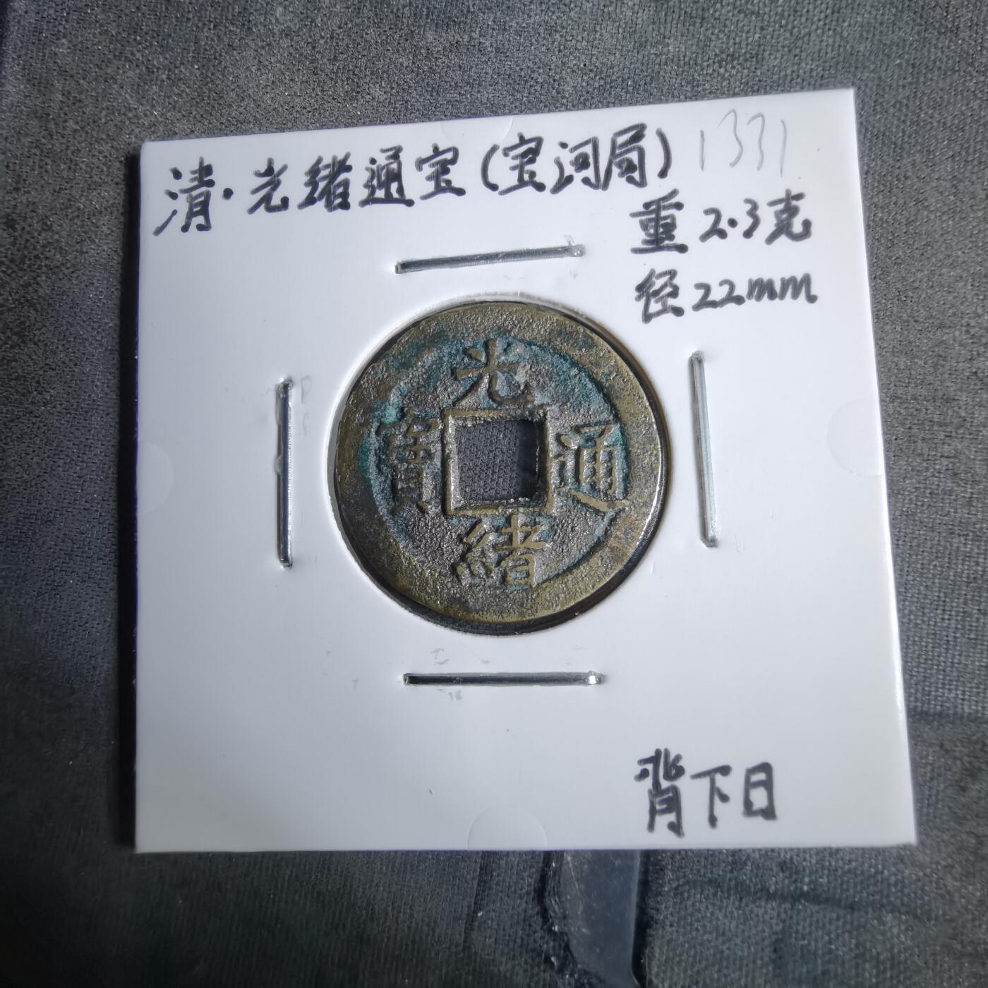 沼泽如烟--第913场 光绪通宝背下日