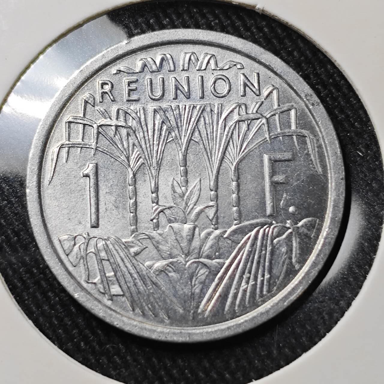 KK钱币收藏小铺 （套币 好品/批量散币 银币）专场  2月预留时间 周末发货  法属留尼旺1法郎