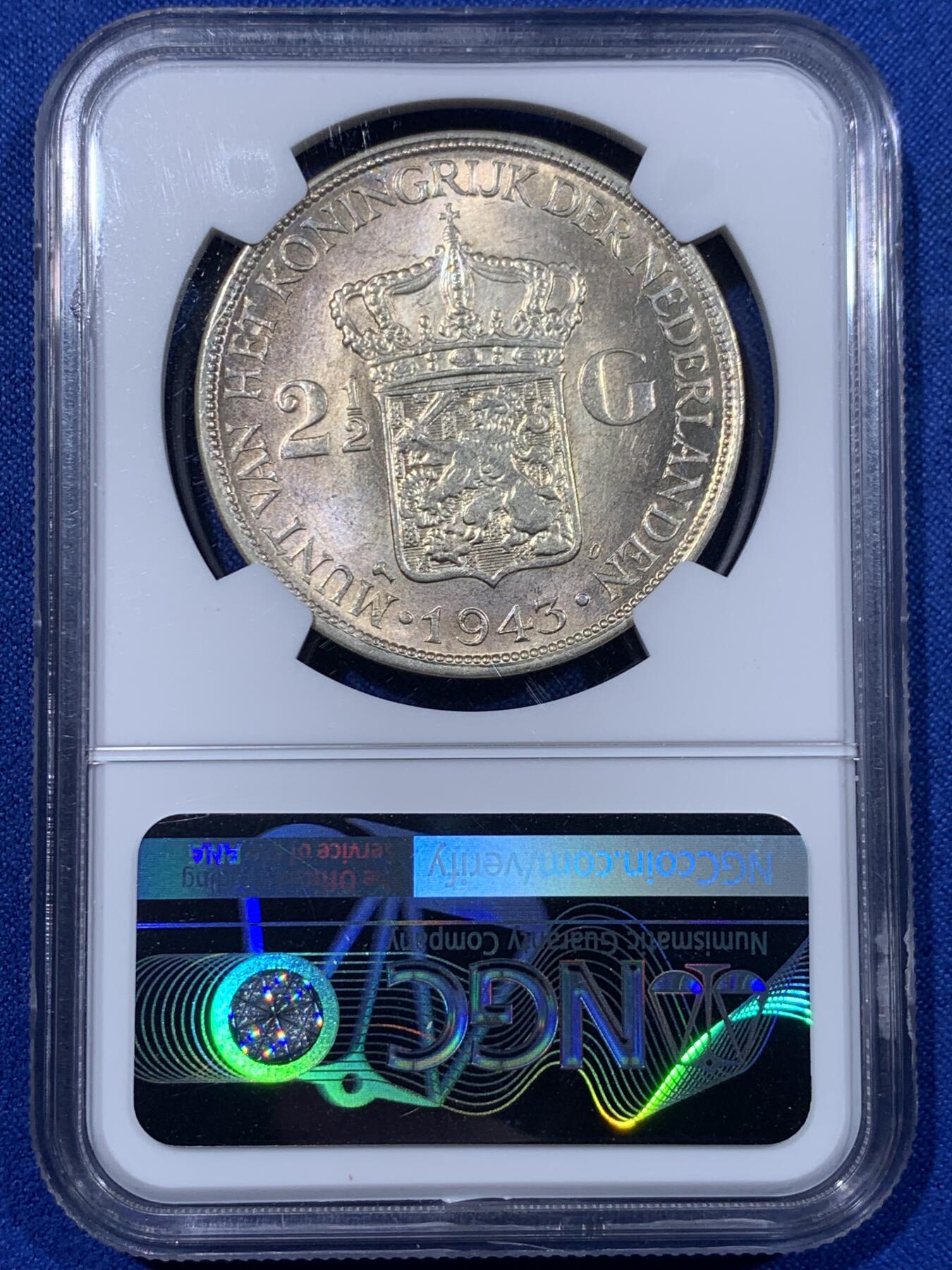 《竞宝斋》第442场 周日，周一，2场连拍 （全场包邮） 八枚一组 NGC UNCD-MS65 荷属东印度3铜1镍4银大全套，收集难度大于荷属库拉索，日本藏家币送评，性价比不错的1套，值得拥有。