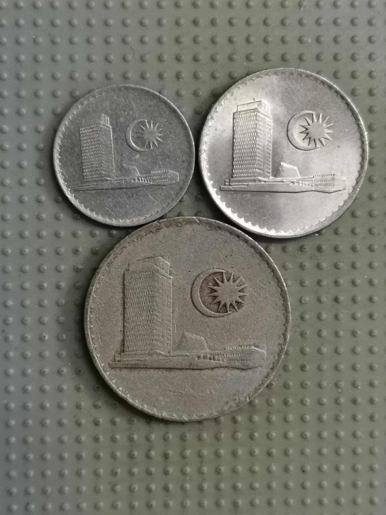 2025年第122场各国散币拍卖（总第122场） 马来西亚大厦版3枚