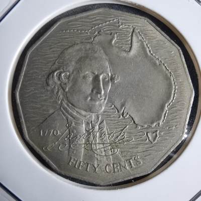 沼泽如烟--第913场 - 澳大利亚1970年50分纪念币