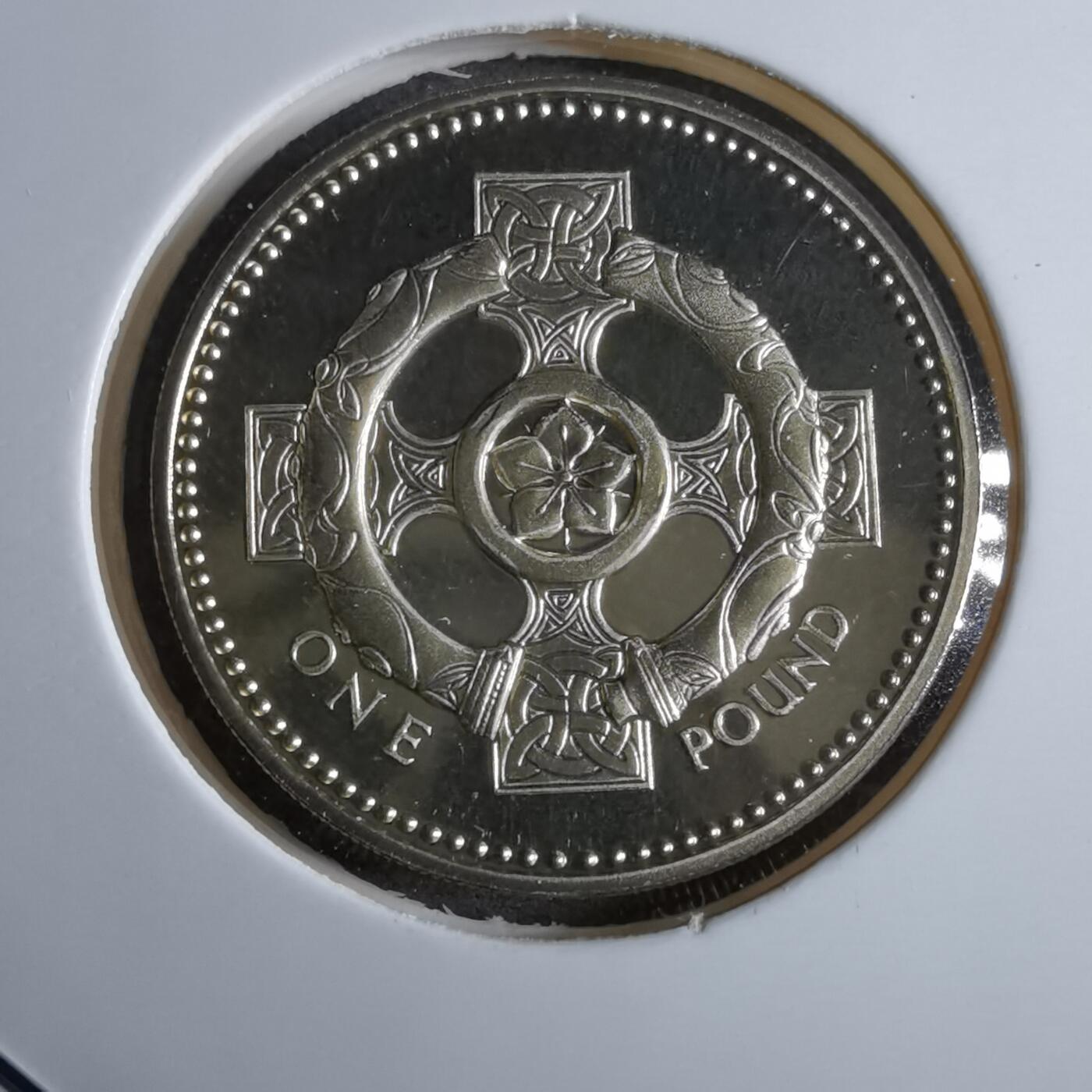 沼泽如烟--第913场 英国2001年1磅精制币