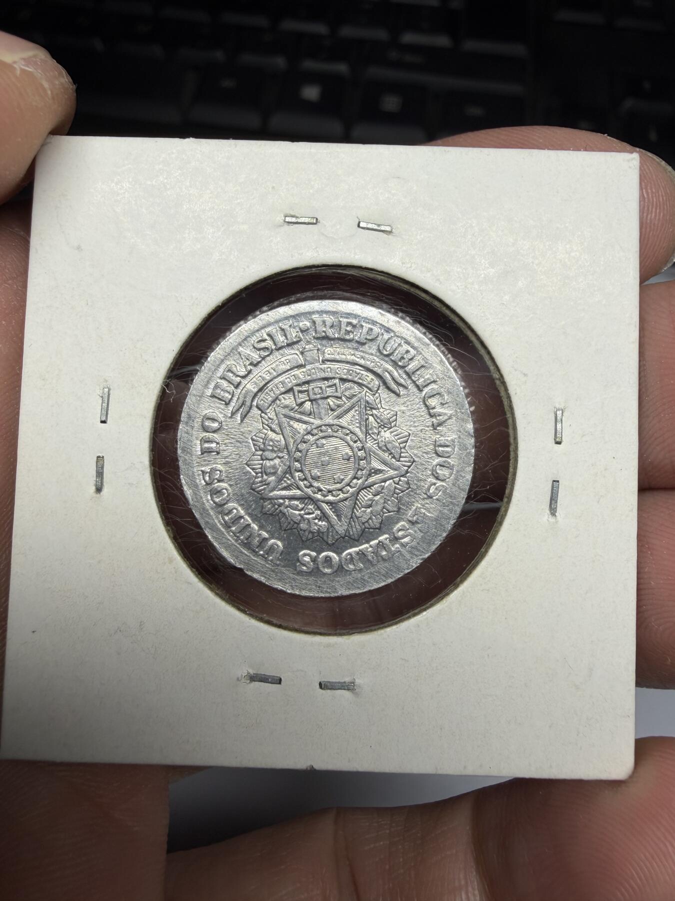 2025年集古藏今外币拍卖第十期-第9场—（总第289拍），可以寄存60天，满160元包邮。 1960年巴西1克鲁塞罗