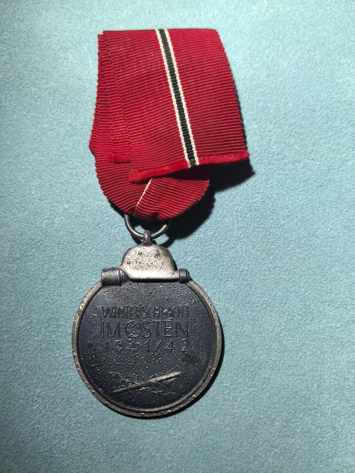 盛世勋华——号角文化勋章邮票专场拍卖第289期 德国东线冬季作战奖章 带19厂厂标（E. Ferd Weidmann） 亮盔版