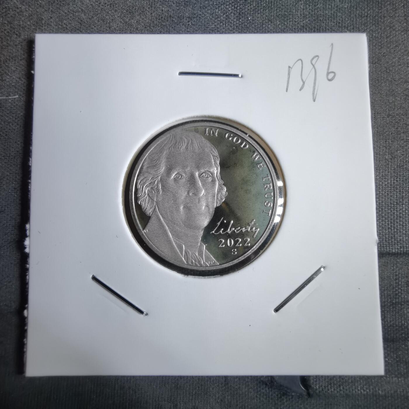 沼泽如烟--第913场 美国2022年五分精制币