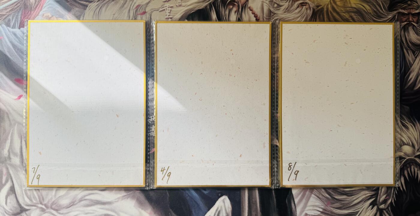 NO.16 好又多金牌大场，双11狂欢继续！每周一站式配齐，方便凑单！（周6晚8点截拍，卖家送拍0抽成！） 【亲签色纸】昆仑万象 三国英雄会 陈岱青曹操故事 陈岱青签题手写限编色纸卡 南王孟获/木鹿大王/朵斯大王