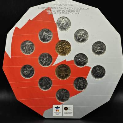 【淘币小摊】实时拍第八百零八拍   银币套币场   满百包邮可预留二周 每周一统一发货   - 加拿大2010年温哥华冬奥会纪念套币