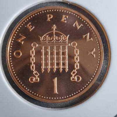 沼泽如烟--第913场 - 英国2001年1便士精制币