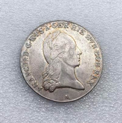 世界钱币专场拍卖 每周二开拍 - 神圣罗马帝国1790年奥属尼德兰弗朗茨二世三皇冠1泰勒银币