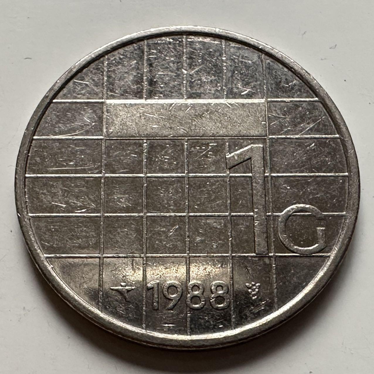 🌹外币初藏🌹🐯2025年第132场  每周二四六晚8️⃣点 接代拍 荷兰1988年一盾