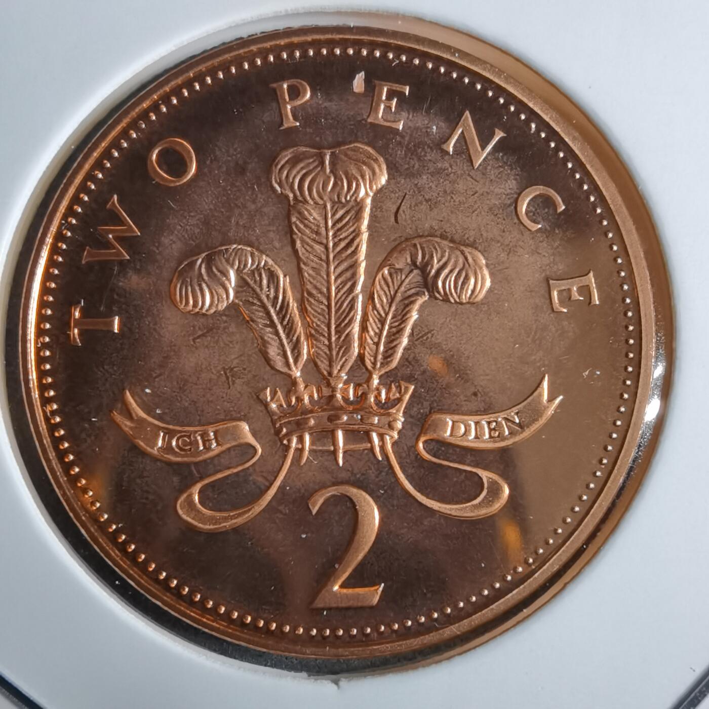 沼泽如烟--第913场 英国2001年2便士精制币