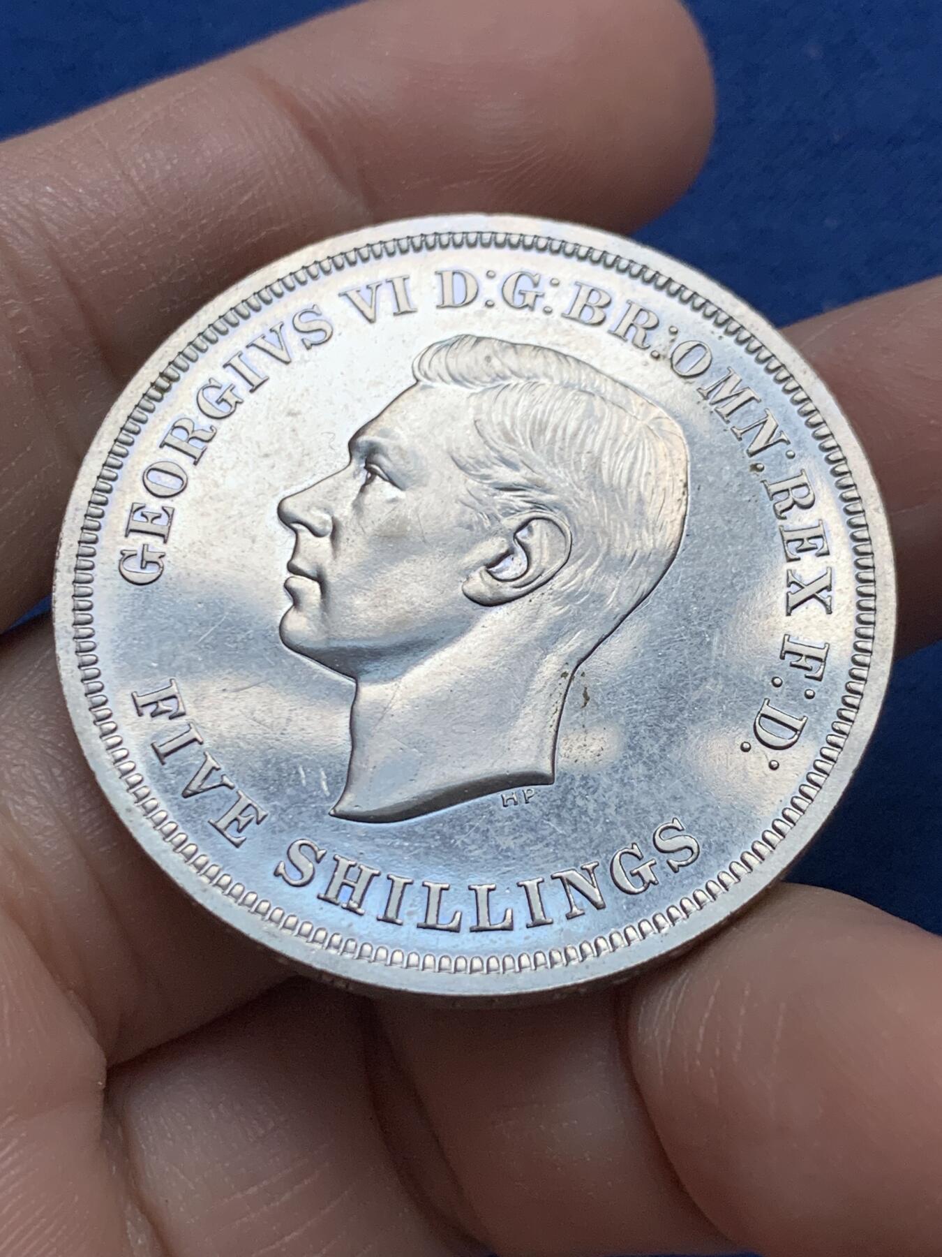 《竞宝斋》第442场 周日，周一，2场连拍 （全场包邮） 1951年乔六镍马剑，属于马剑系列的官方关门币。