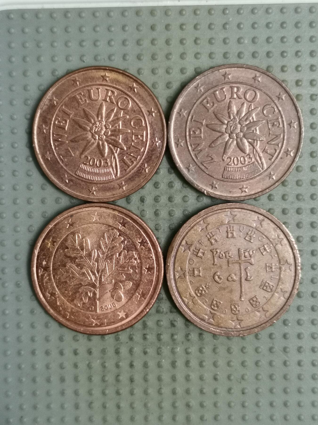 2025年第123场各国散币拍卖（总第123场） 2欧分4枚