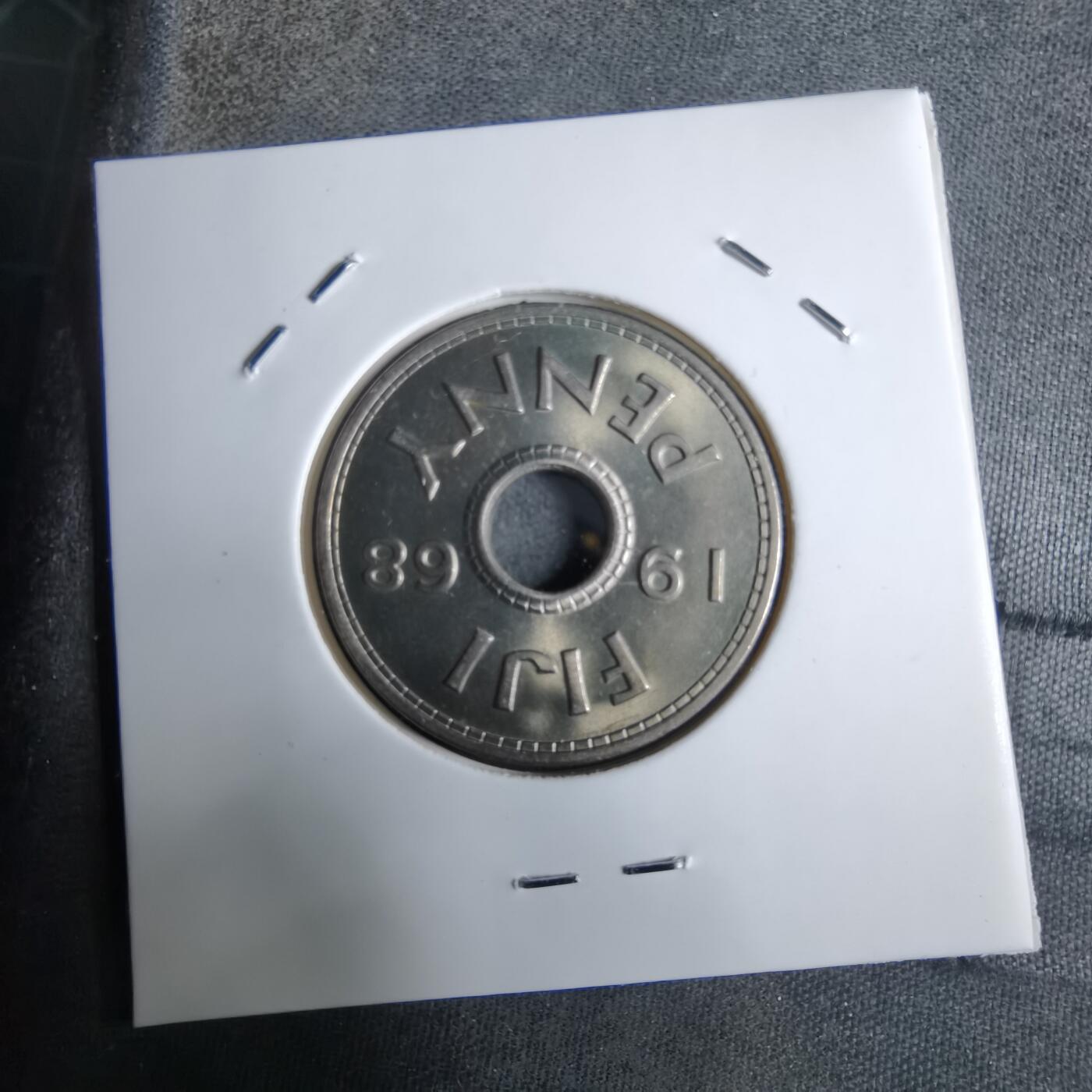 沼泽如烟--第913场 斐济1968年1便士