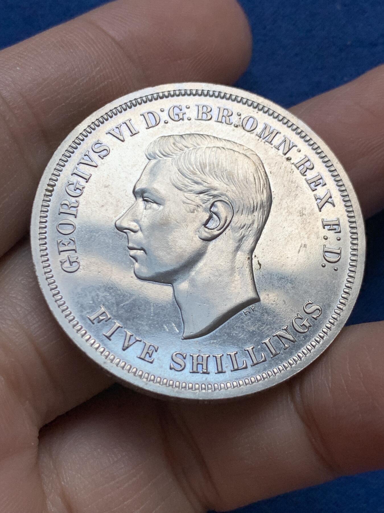 《竞宝斋》第442场 周日，周一，2场连拍 （全场包邮） 1951年乔六镍马剑，属于马剑系列的官方关门币。