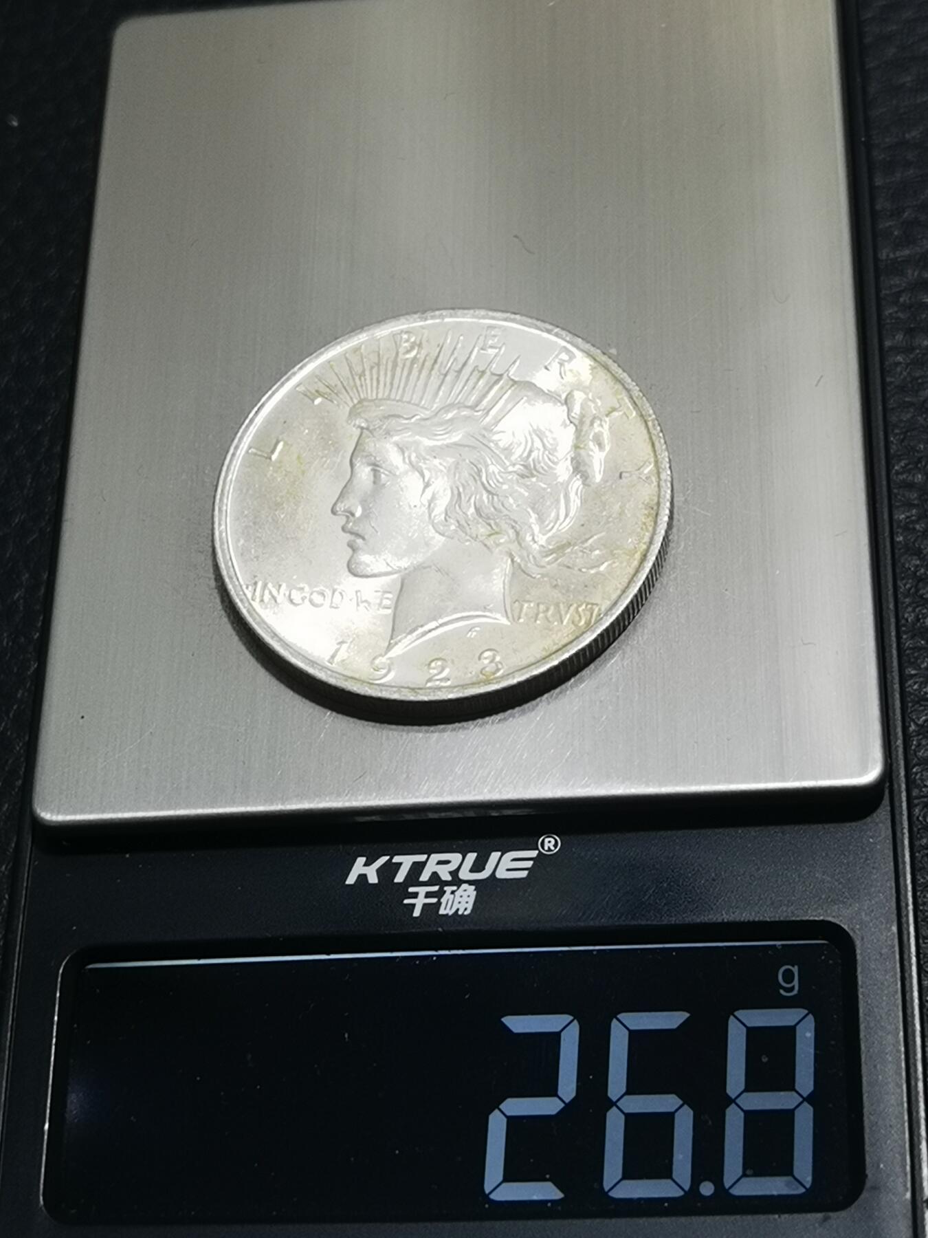 天下钱庄专场欢迎参拍 UNC 美国和平鸽一美元银币