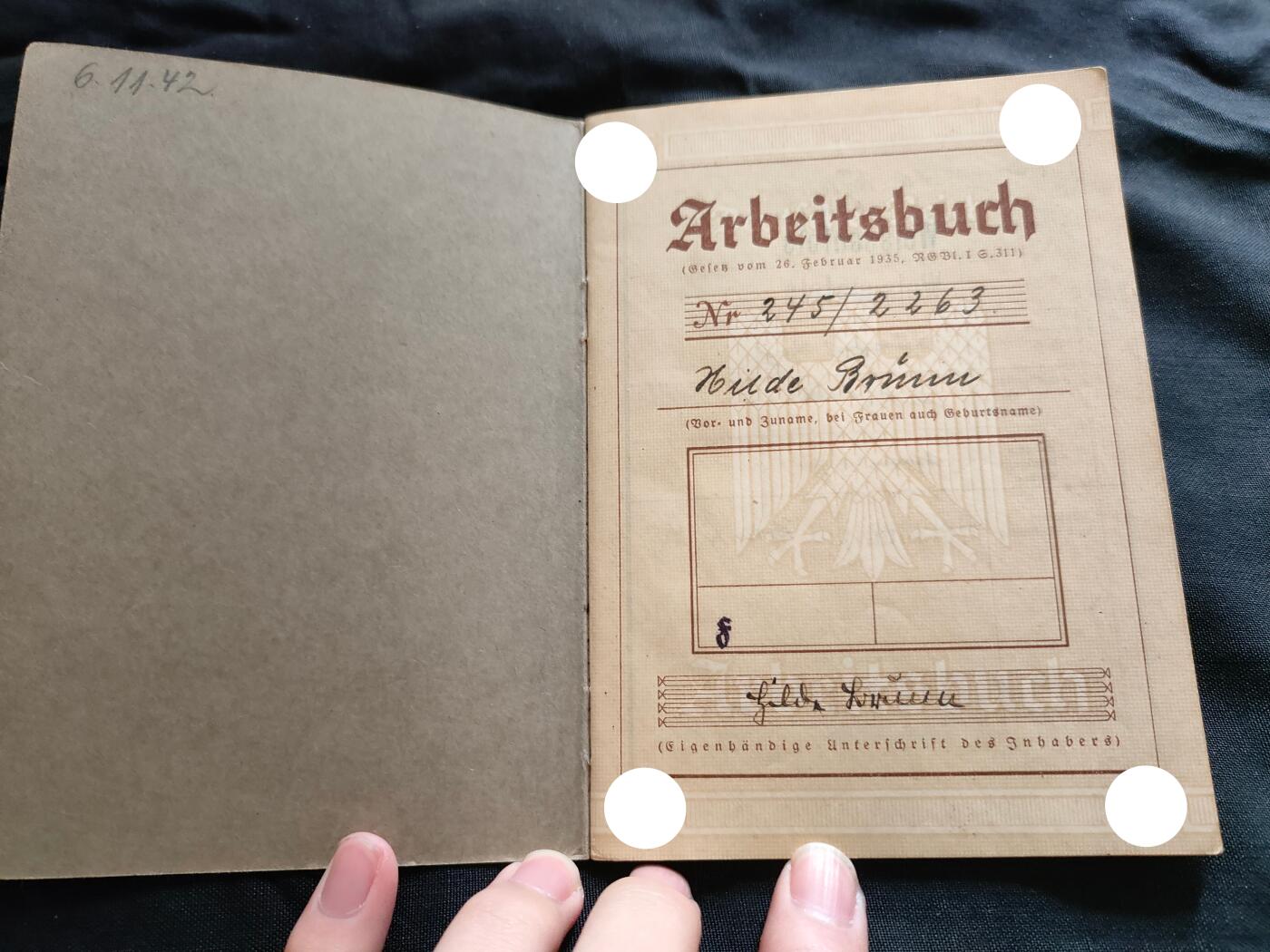 时顺第二十六拍 铭记历史，珍爱和平 德国特殊时期劳工工作册