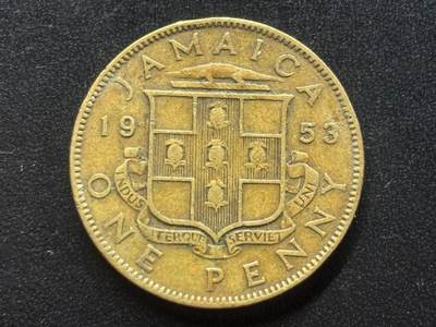 邮泉阁限时拍卖第三十七场 英国殖民地、属地硬币专场（硬币在国外。请付邮费6元。） - 英属牙买加1953年1便士