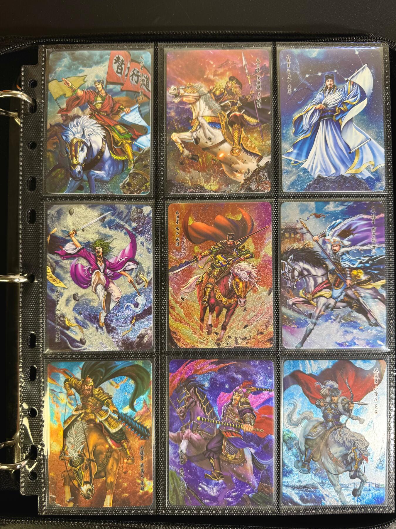 NO.16 好又多金牌大场，双11狂欢继续！每周一站式配齐，方便凑单！（周6晚8点截拍，卖家送拍0抽成！） 【大全套】新绣漫画 优绣水浒粗闪大卡115张已套膜+普卡小卡全套+官方九宫卡册+20黑卡页 买大送小性价比高 小浣熊最好的二创作品